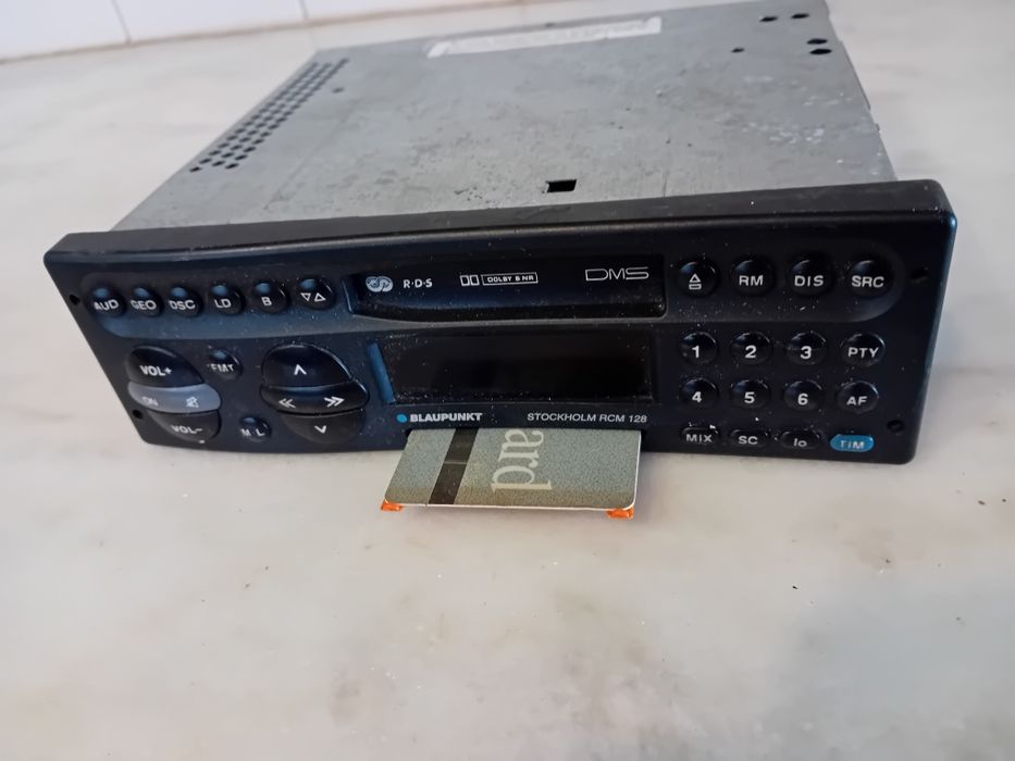 Autorádio Anos 90 Blaupunkt Stockholm RCM 128 ( Visor Avariado )