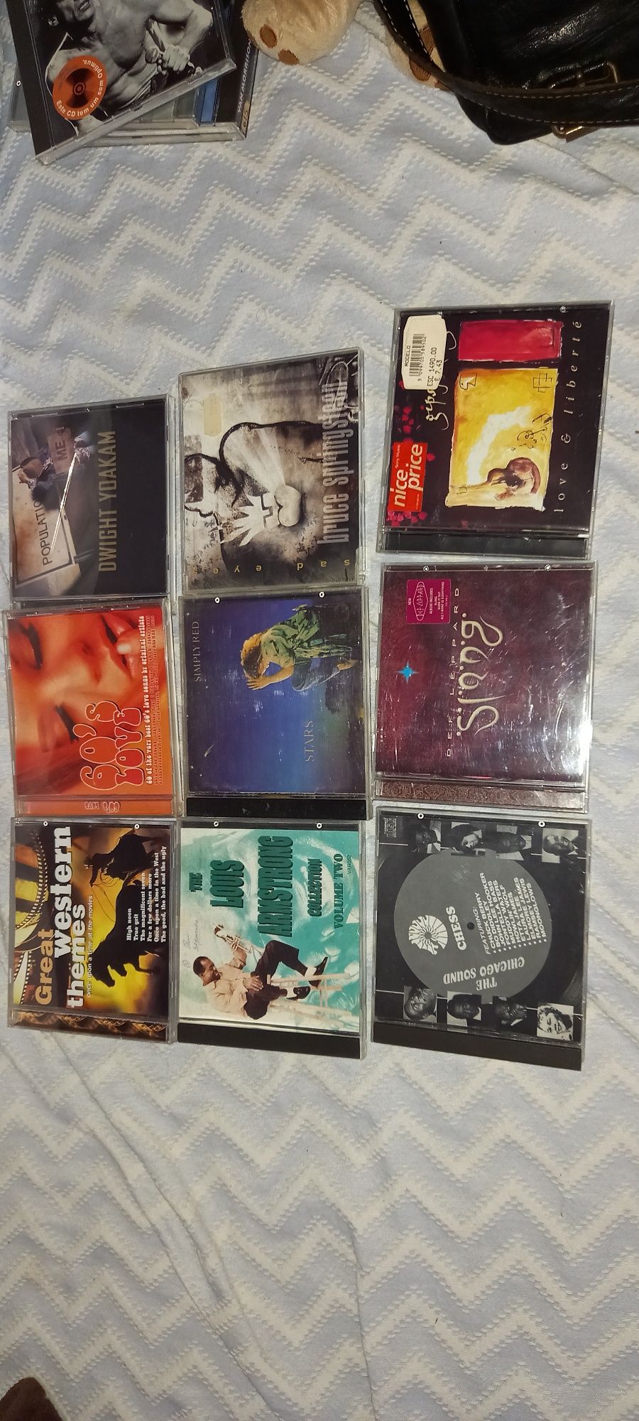 Cd's vários tipos de música