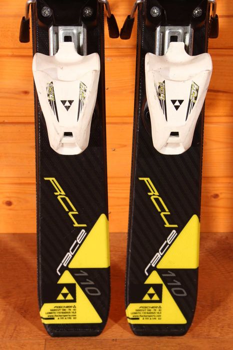 Narty dziecięce Fischer RC4 Race 110 cm + wiązania Fischer !!!