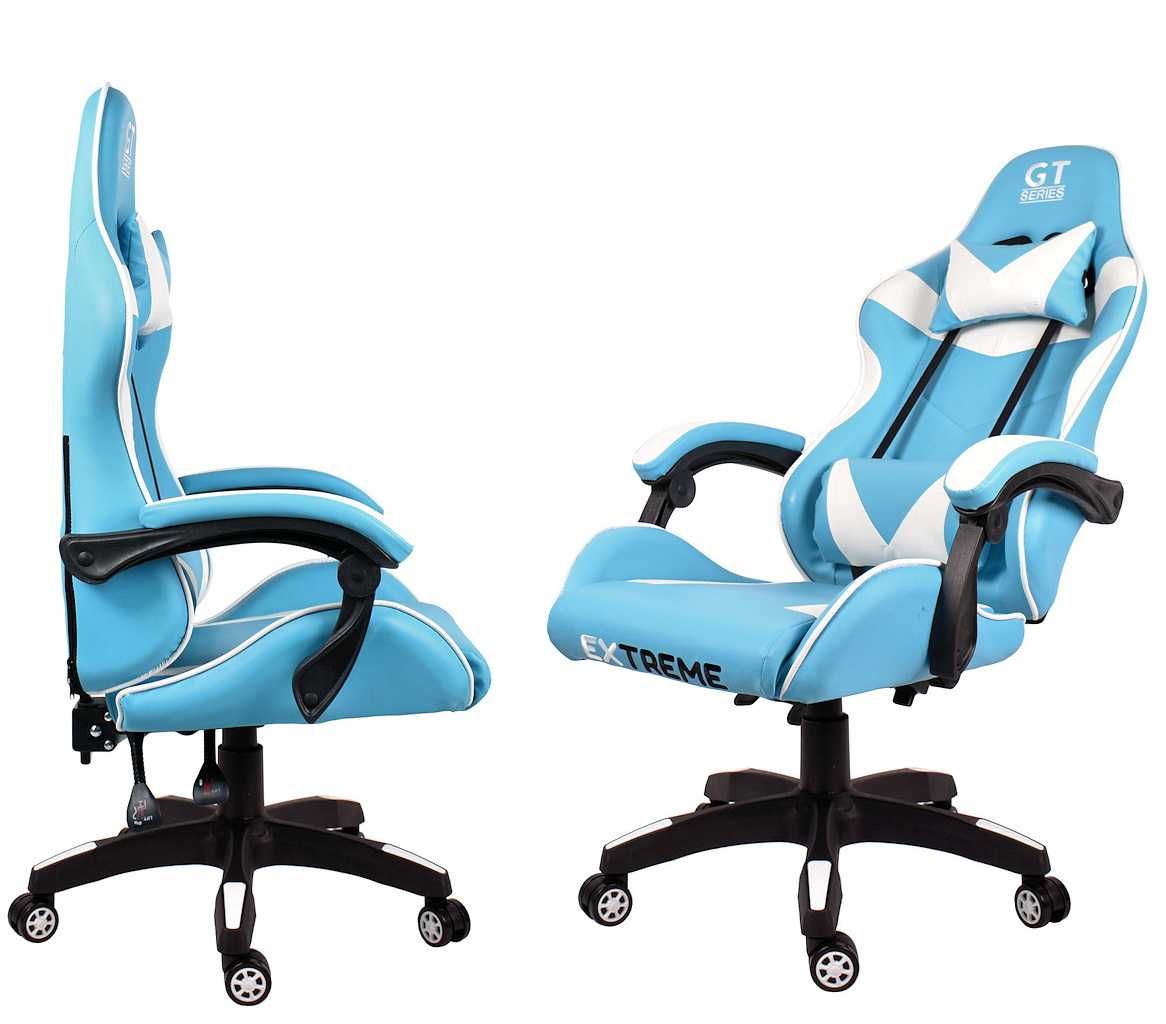 Fotel dla Gracza do biurka Extreme GT Light Blue