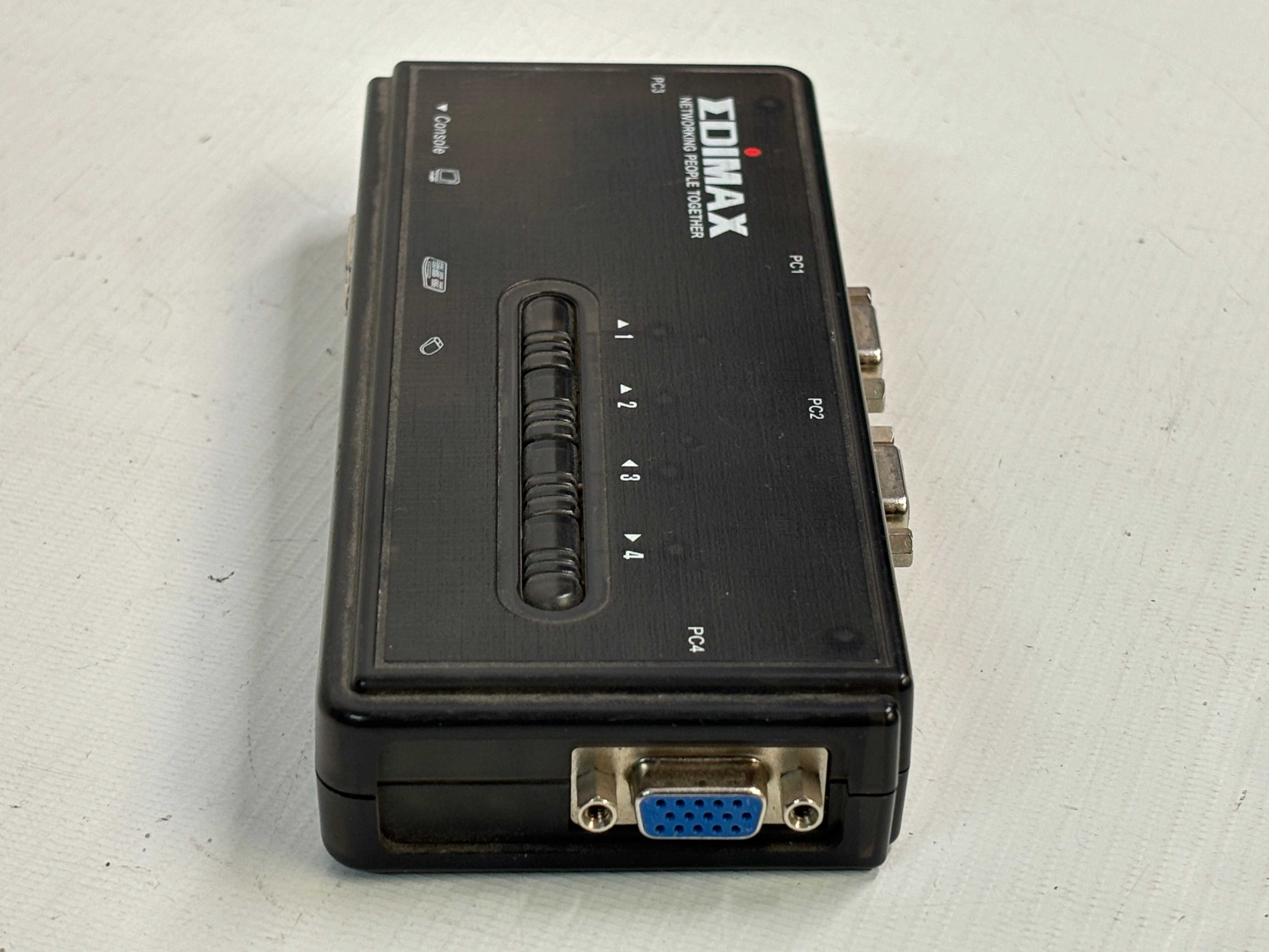 EDIMAX EK-PSK4 Przełącznik Switch KVM 4-Port 4 PORTOWY + KABLE