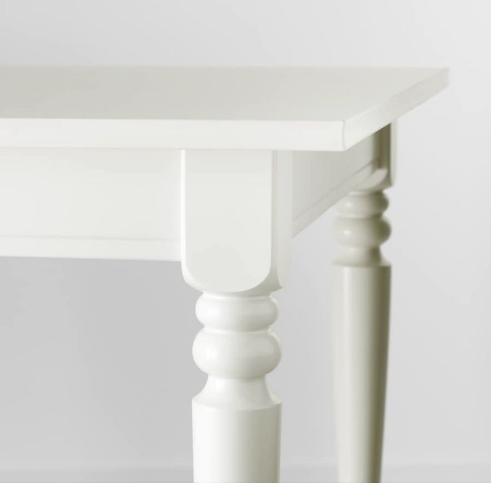 Stół INGATORP krzesło x6 INGOLF białe IKEA SUPER stan!