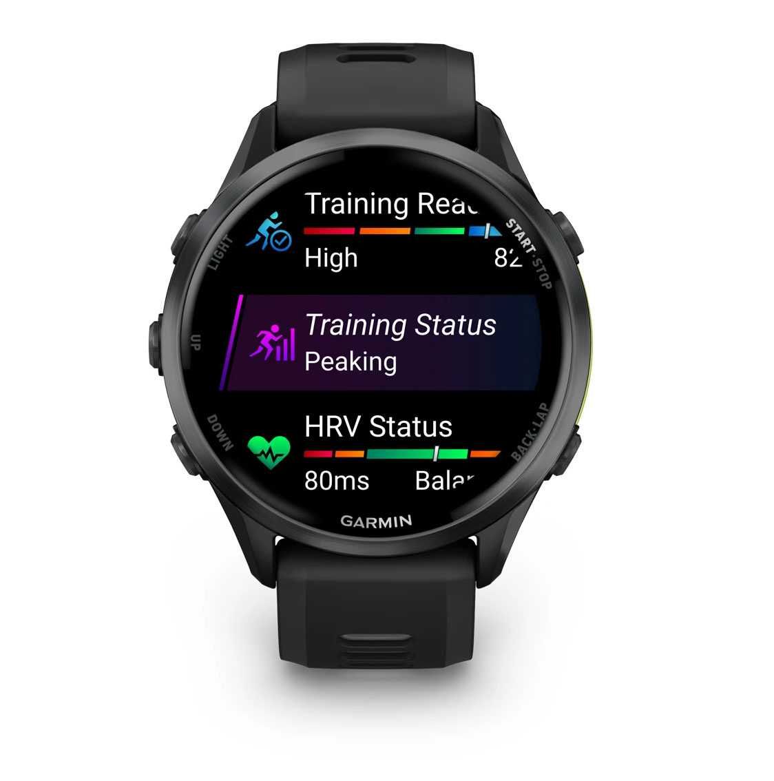 Годинник Garmin Forerunner 970 Carbon grey dlc titanium w. black case