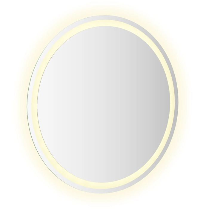 vidaXL Lustro łazienkowe z LED, okrągłe, 70 cm