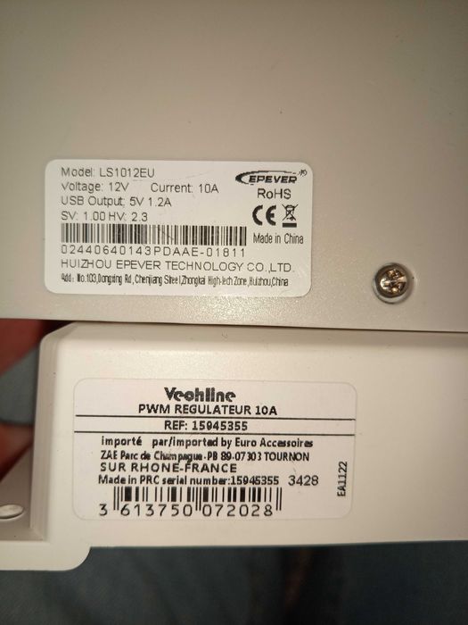 Solarny regulator ładowania 15 A Kamper jacht przyczepa