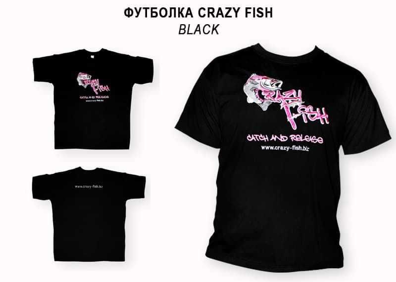 Футболка Crazy Fish размер S (крейзи фиш размер 48 )