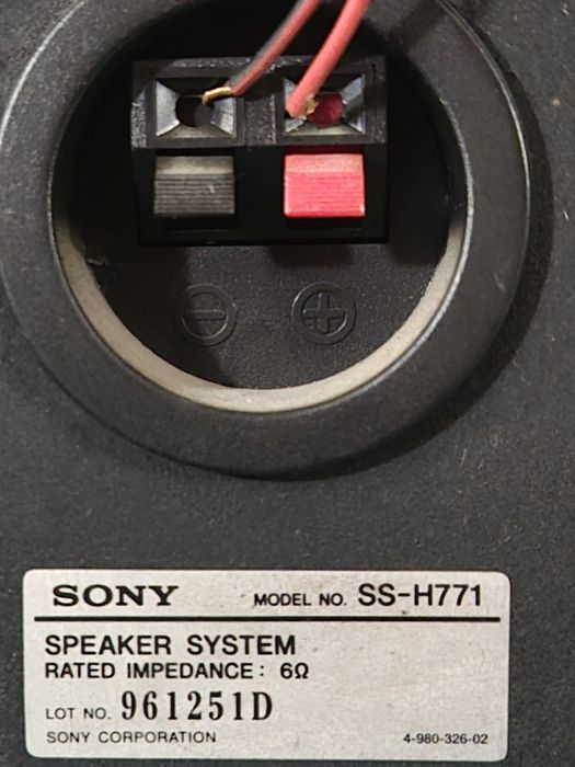 Kolumny do wiezy SONY MHC 771