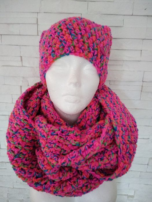 Komplet handmade smerfetka krasnal nary prezent