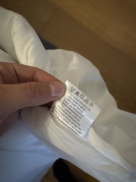 Edredao penas branco