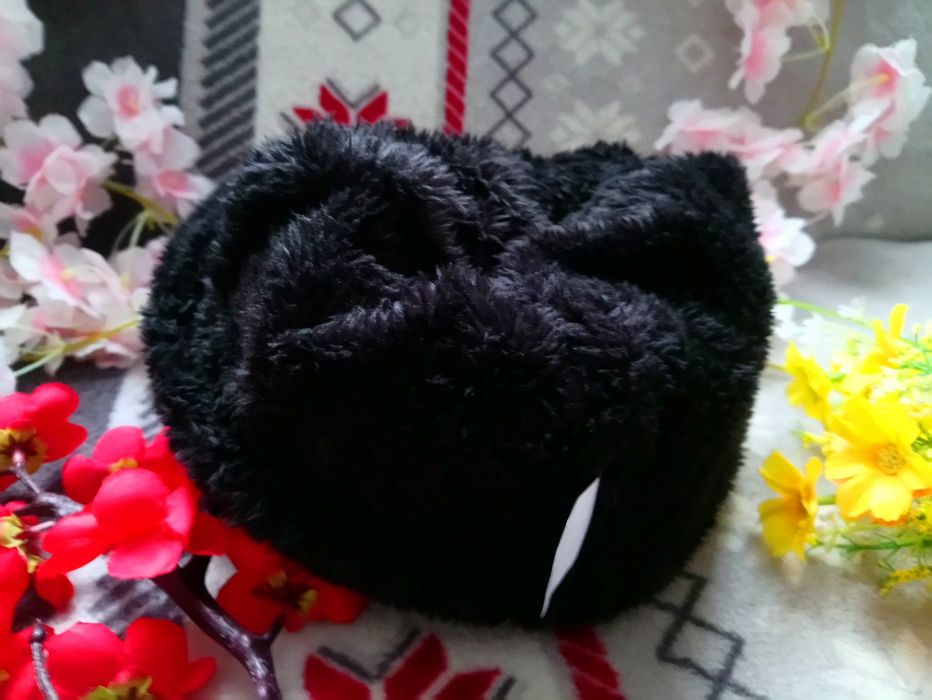 Czapka męska, damska zimowa ocieplana futerkiem