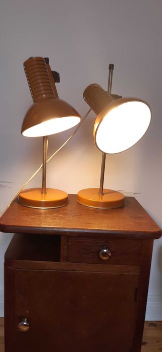 Lampki biurkowe ART - 2 szt. lata 80