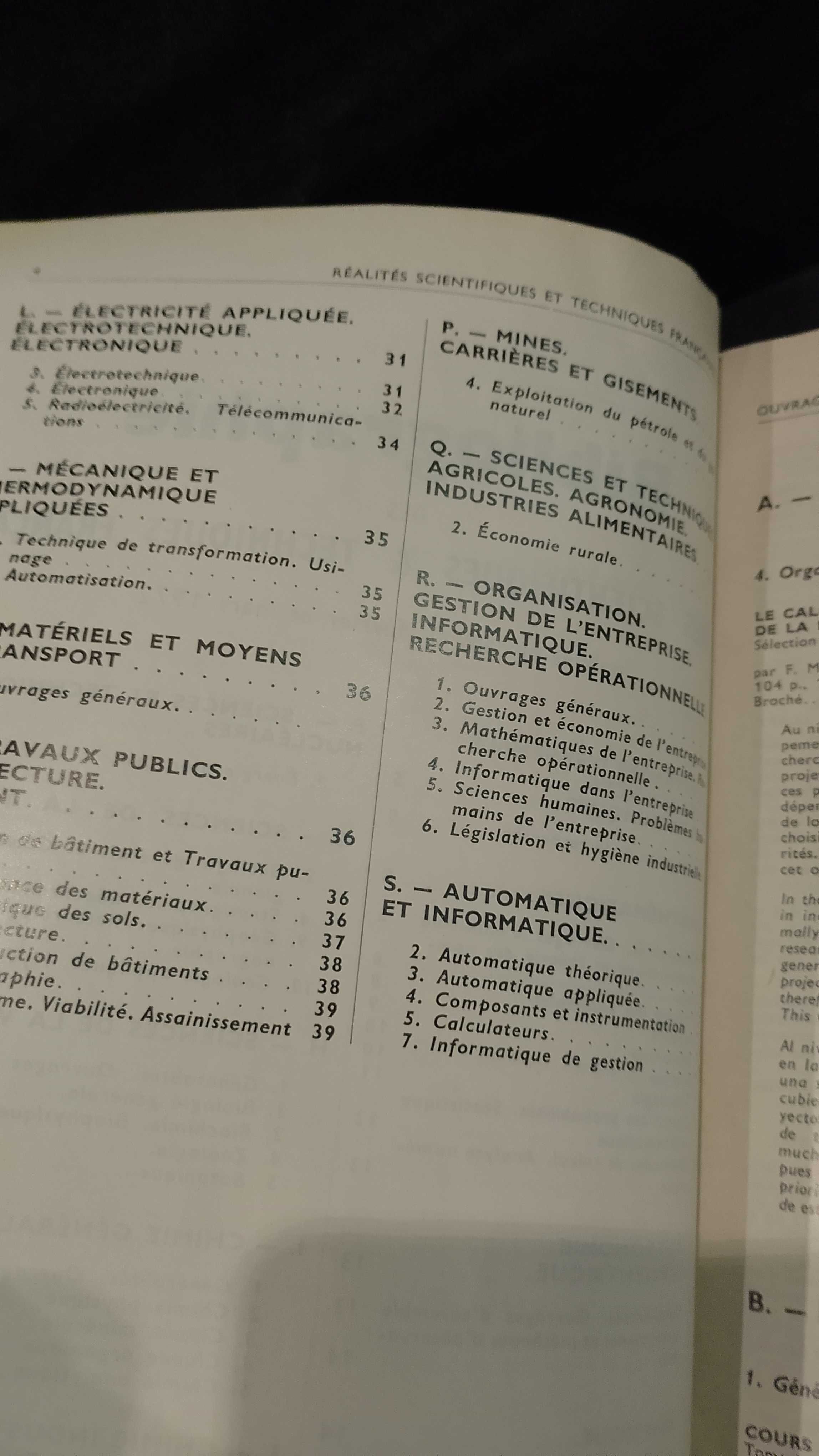 Réalités Scientifiques et Techniques Françaises 1972