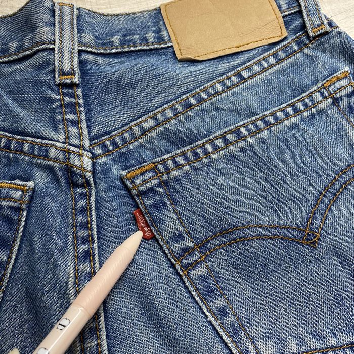 Krótkie spodenki szorty z wysokim stanem Levis