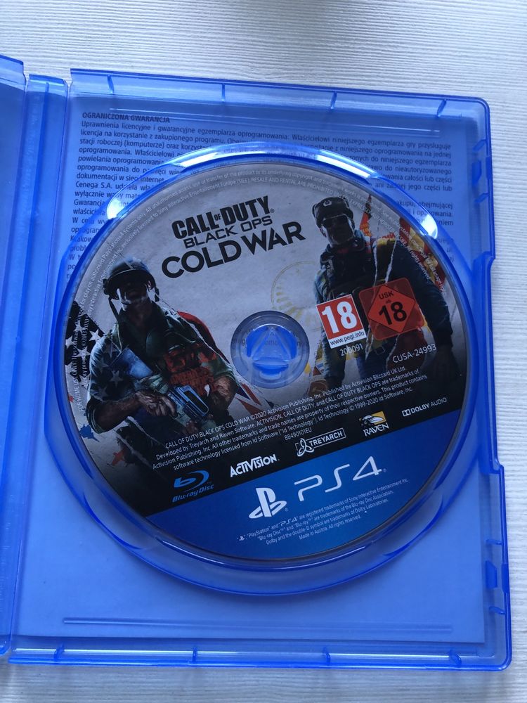 Call of duty black ops V cold war pl dubbing gra na ps4 gry playstatio