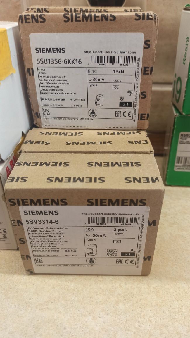ABB Hager Schneider Siemens Eltako Gewiss Wyłącznik różniciowoprądowy