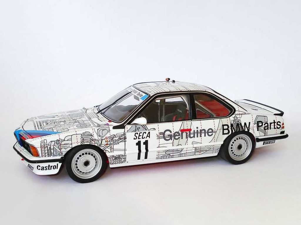 1:18 BMW 635 CSi (E24) Gr.A 24 Stunden Spa 1986 - Autoart 80430145826