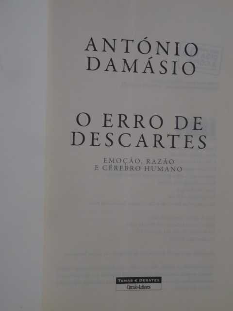 O Erro de Descartes de António Damásio