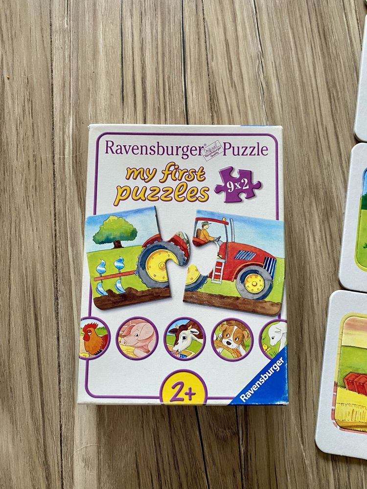 Puzzle ravensburger 9x2 pierwsze puzzle na wsi