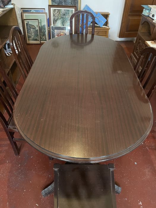 Mesa jantar e 5 cadeirar