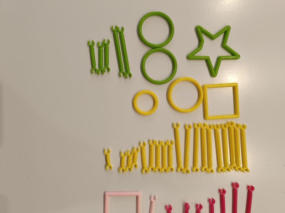 Klocki konstrukcyjne kreatywne patyczki do łączenia