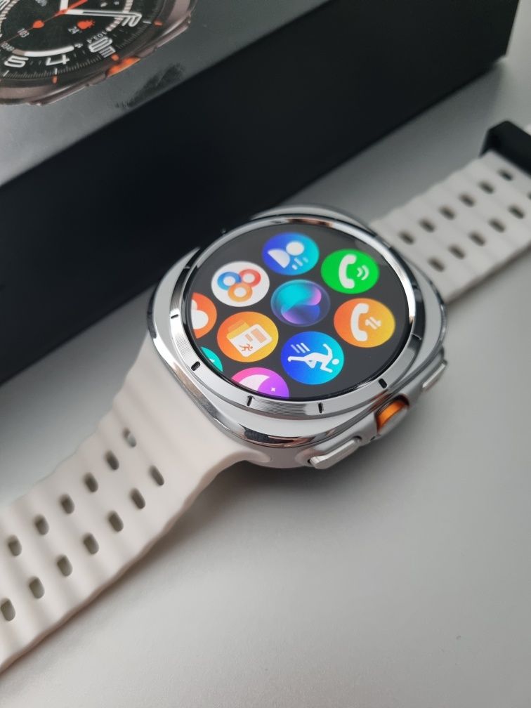 Smartwatch Galaxy Ultra Srebrna koperta