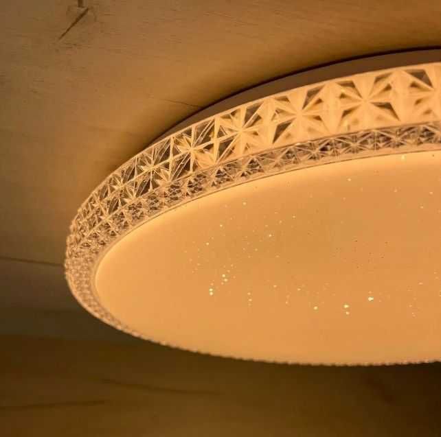 Люстра Кришталь світильник led Стельовий, бра 24-90W з пультом