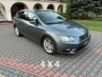 Seat Leon 4x4 Półskóry Alcantara Podgrzewane fotele Kamera cofania Hak