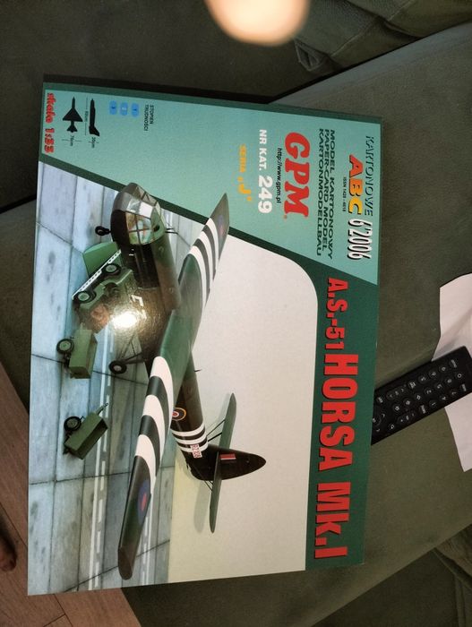 Model kartonowy GPM Horsa Mk.I(MODEL DLA HENRYKA)