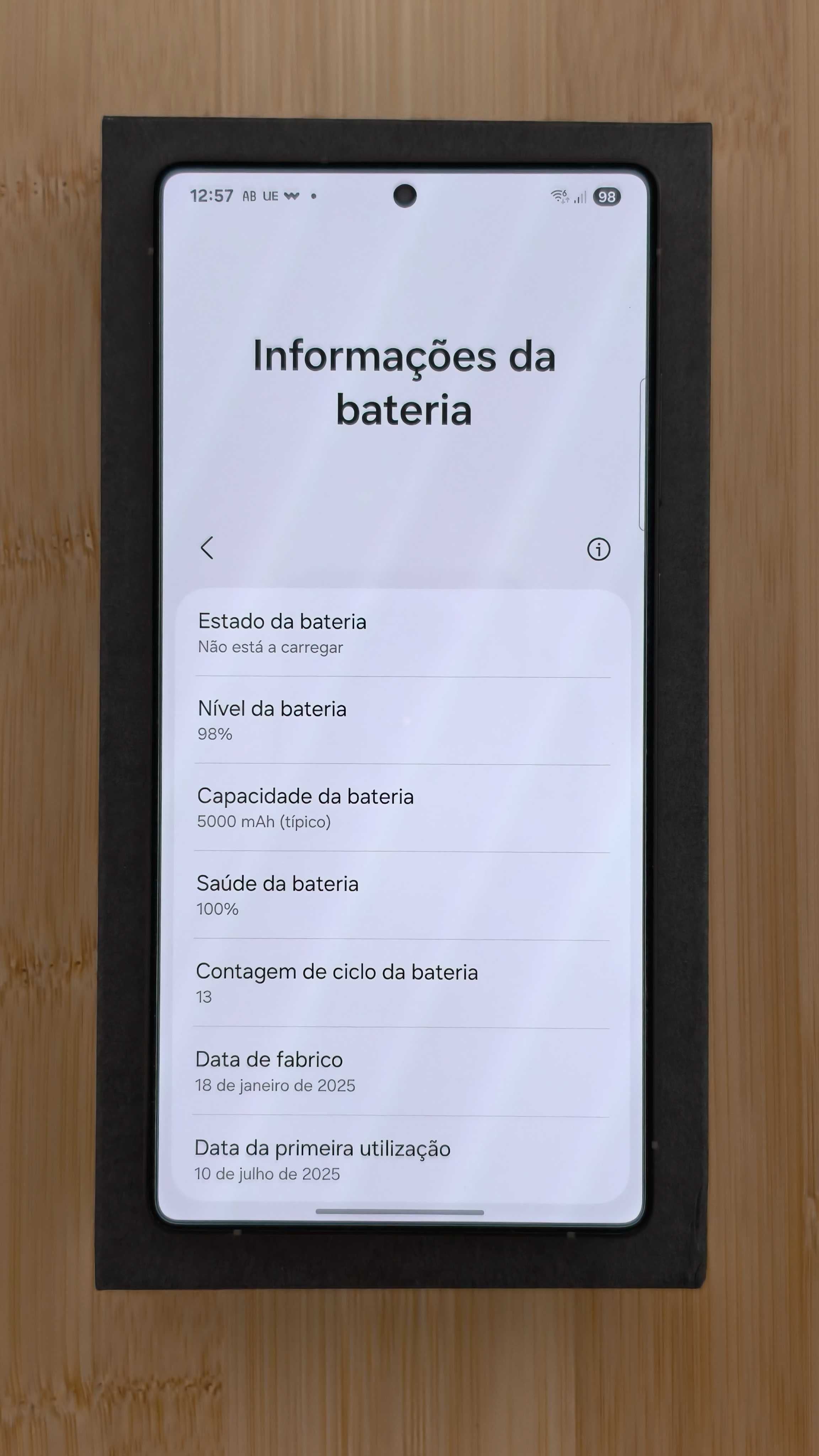 Samsung Galaxy S25 Ultra 256GB - Titanium Jetblack - Fatura e Garantia