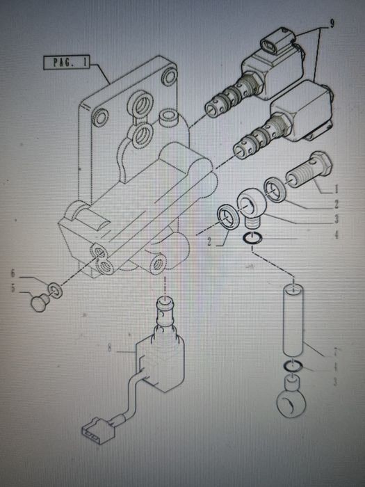 Elektrozawór cewka Case New Holland Steyr Ford CNH Powershuttle