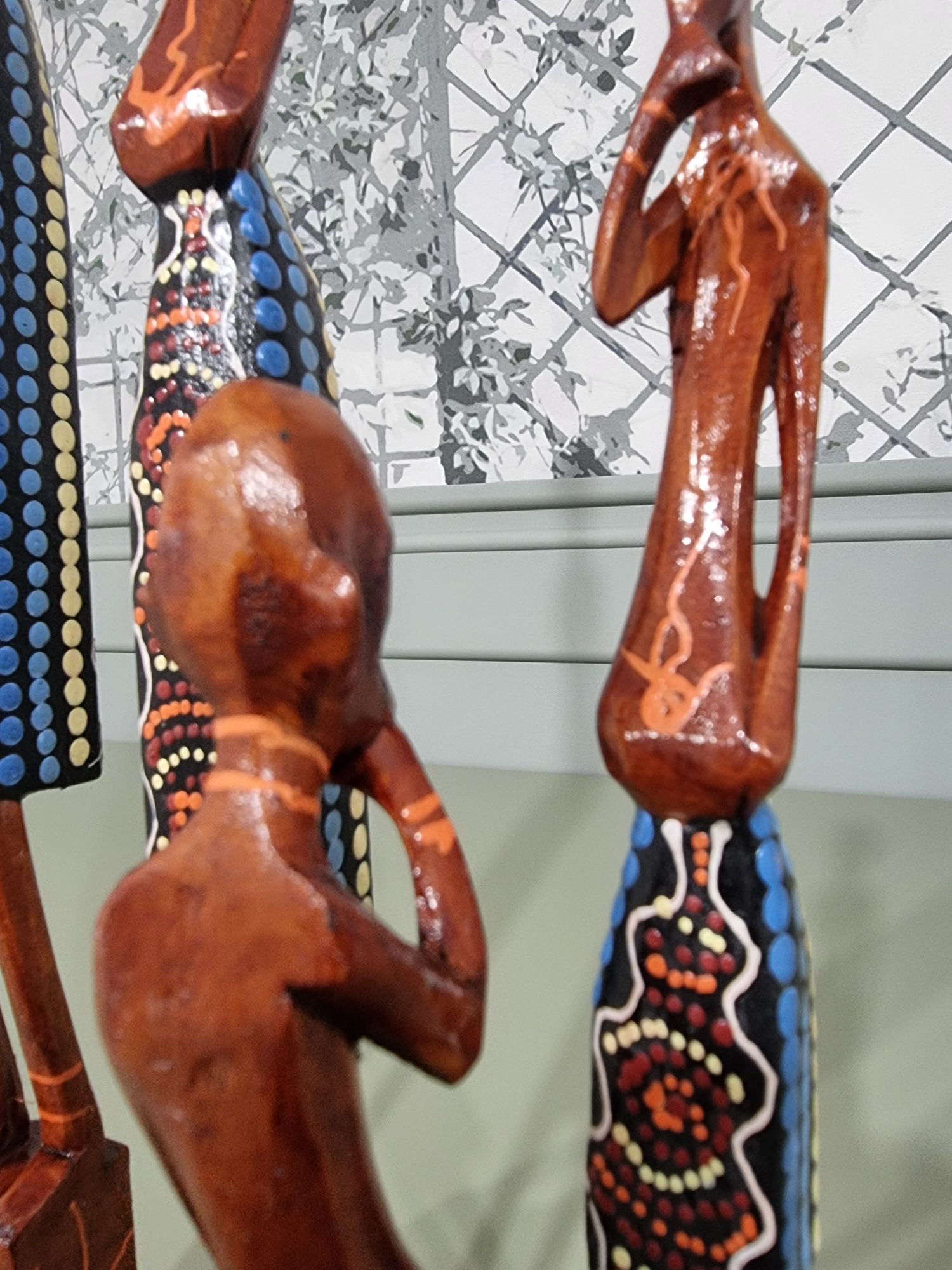 Figura figury wojownik masaj masajowie rzeźby  figura afrykańska