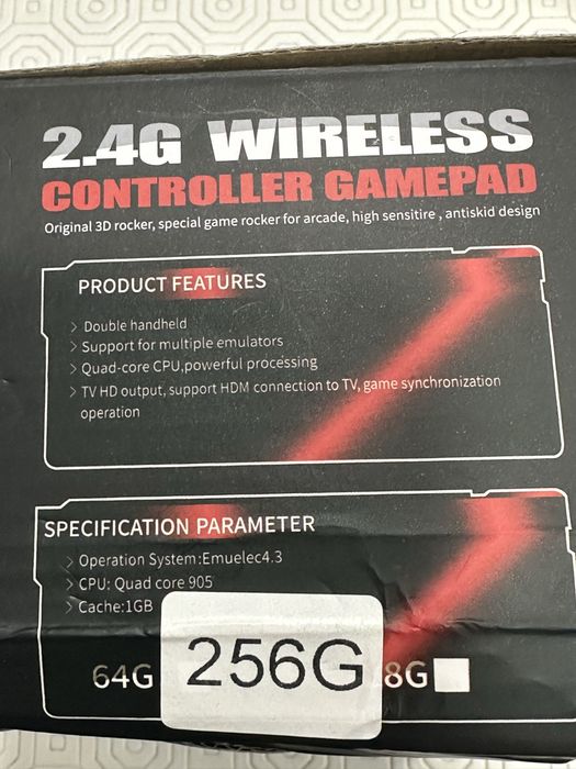 Game Stick Retro (256GB / +58000 Jogos / 4K)