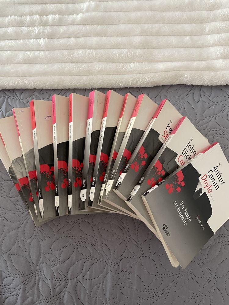 Livros coleção 9 mm