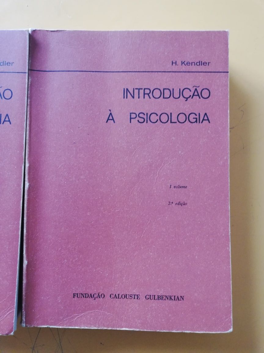 2 vol. Introdução à Psicologia - Kendler