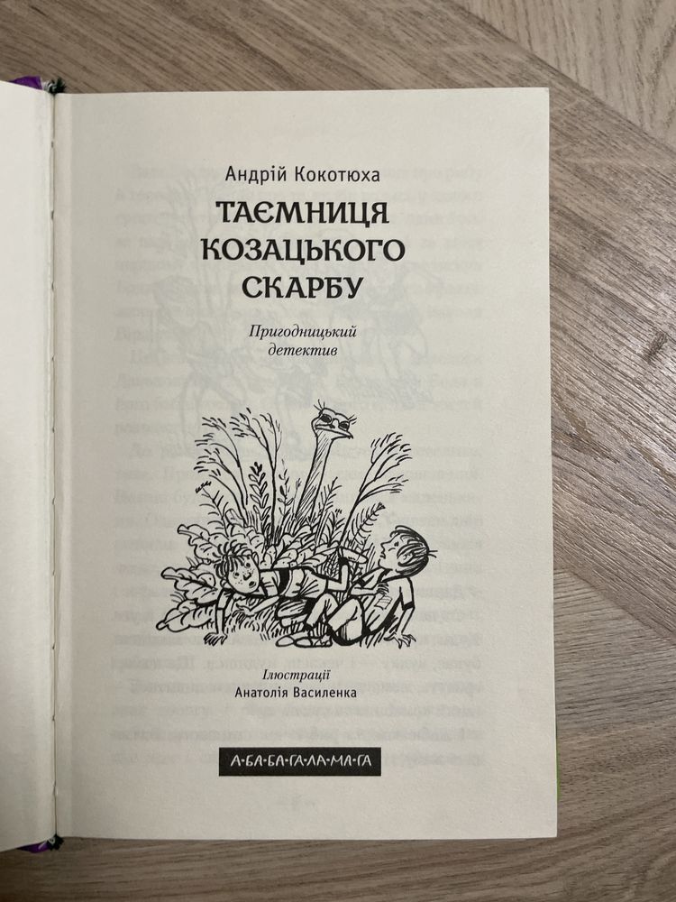 Книга ,,таємниці козацького скарбуʼʼ