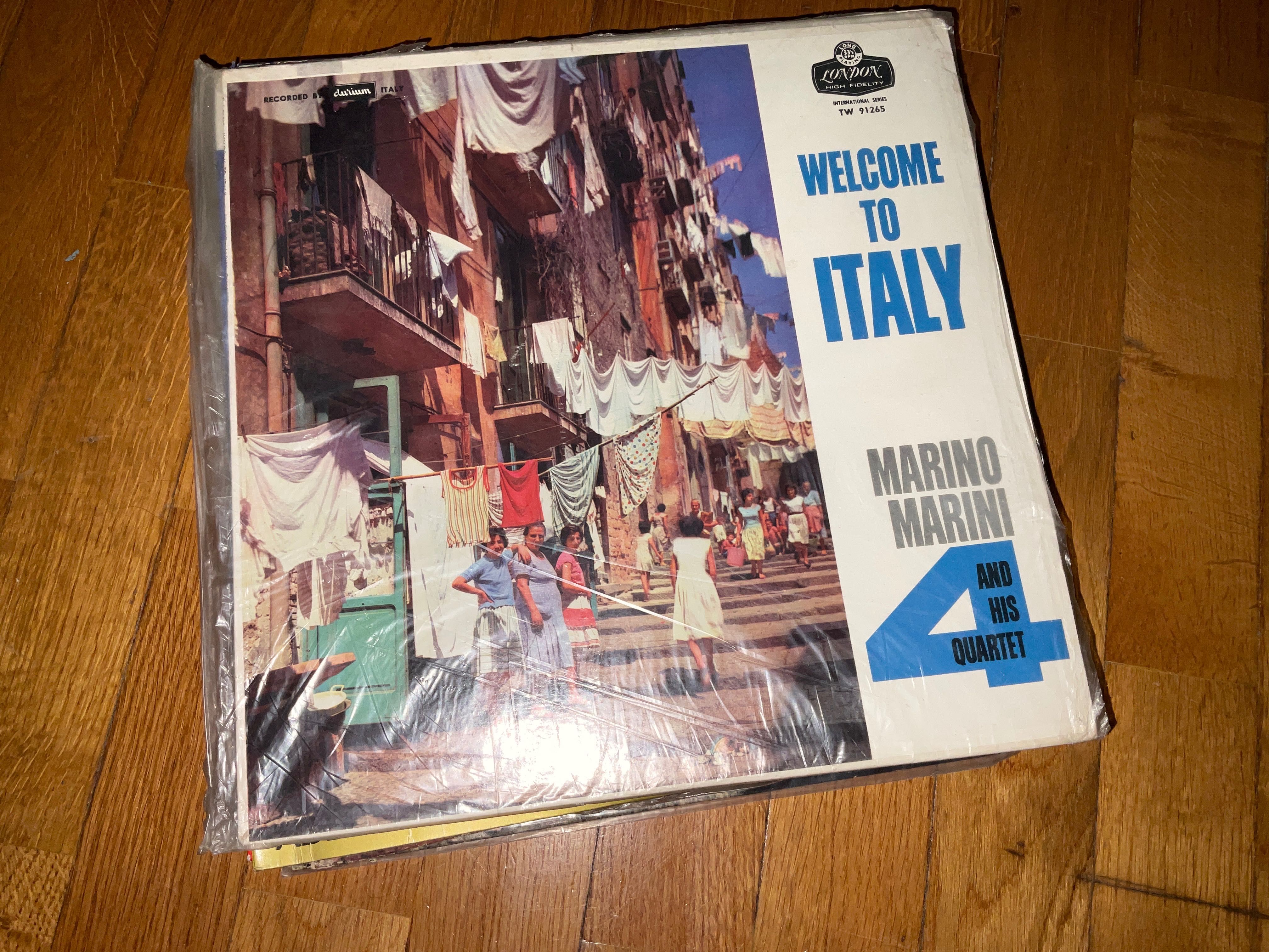 Lp Marino Marini and his quartet - welcome to Italy