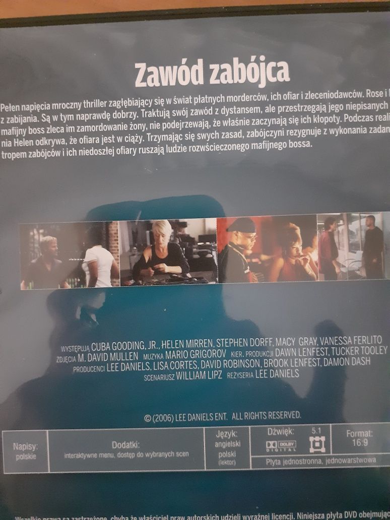 Zawód zabójca- film na DVD.