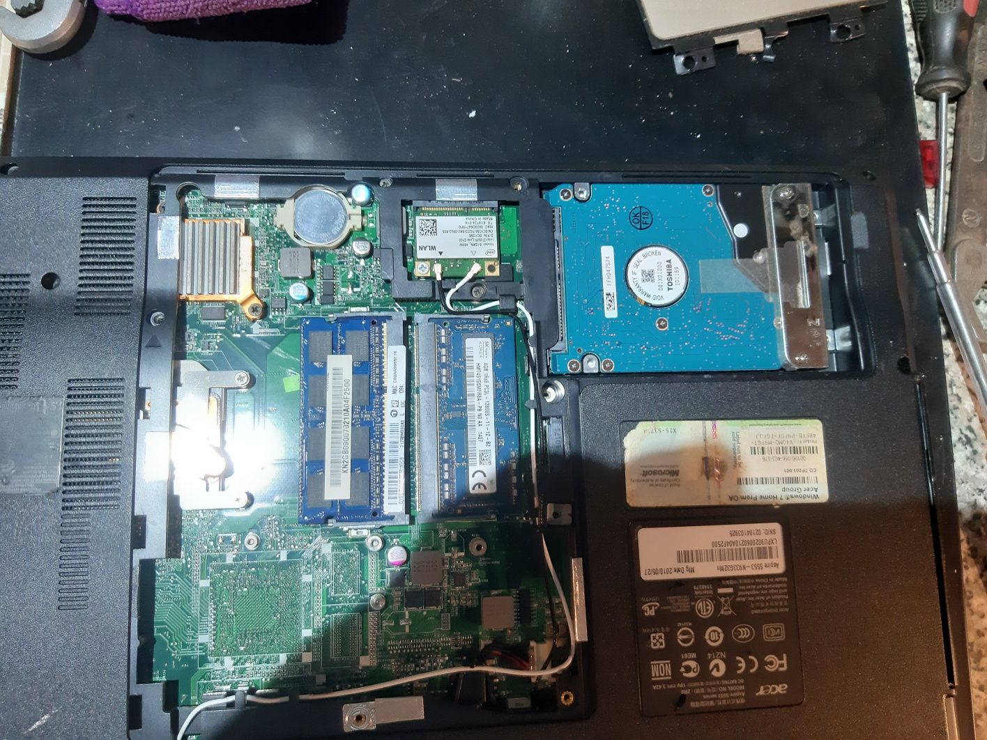 Laptopy na cześci