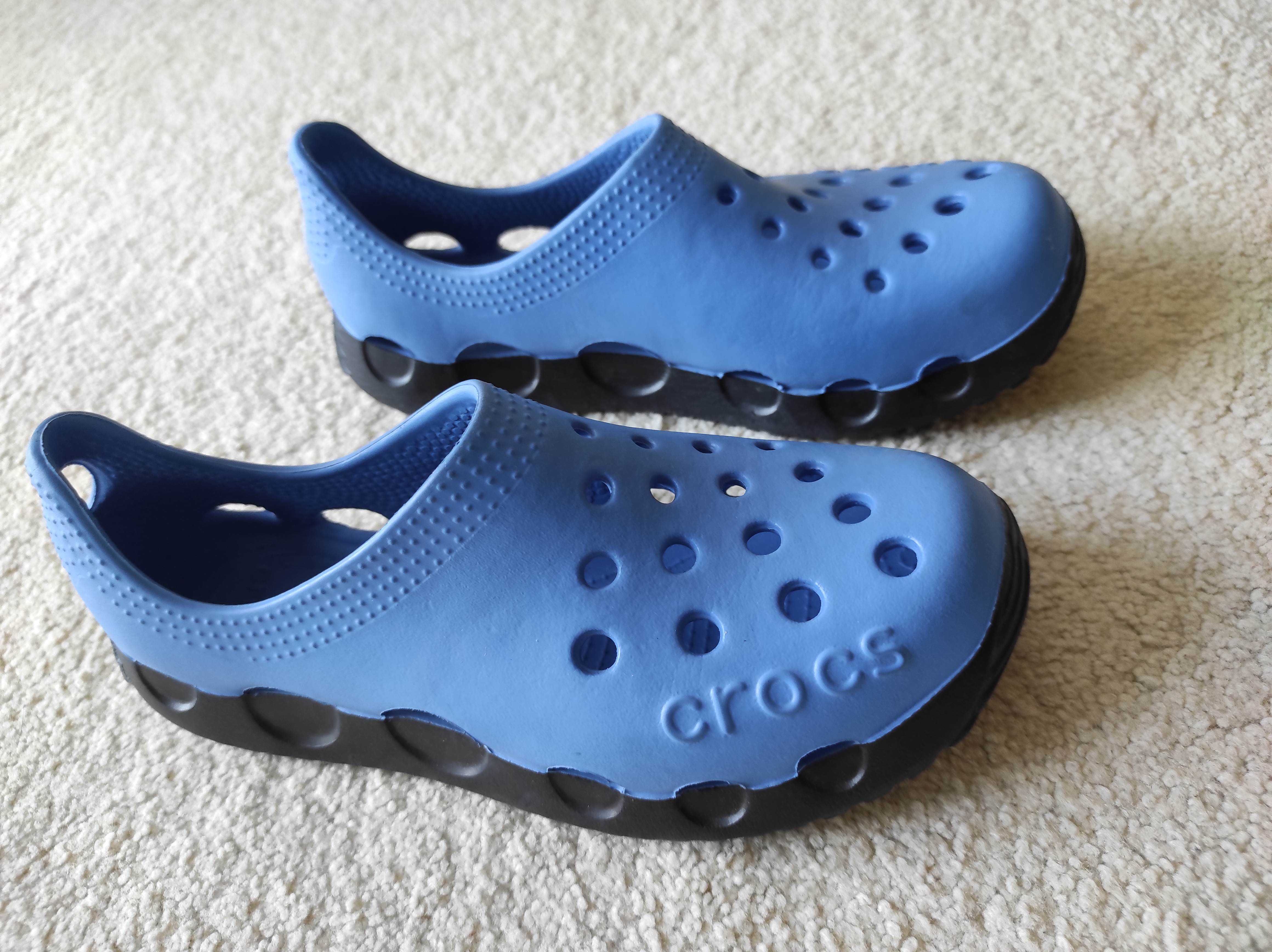 Buty dla dziecka CROCS lato woda bezpieczne niebieskie J2 rozm 34-35