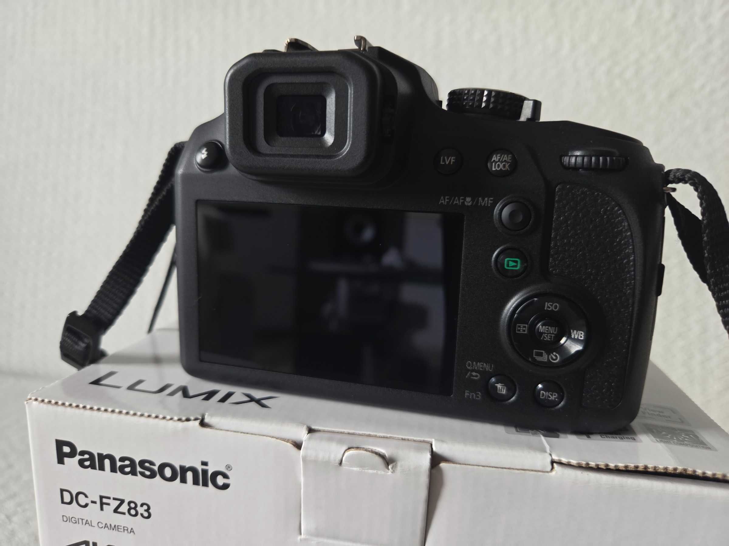Aparat Panasonic Lumix FZ83, 18,1 mp, 4K, Karta 32GB+ Torba+ Hdmi