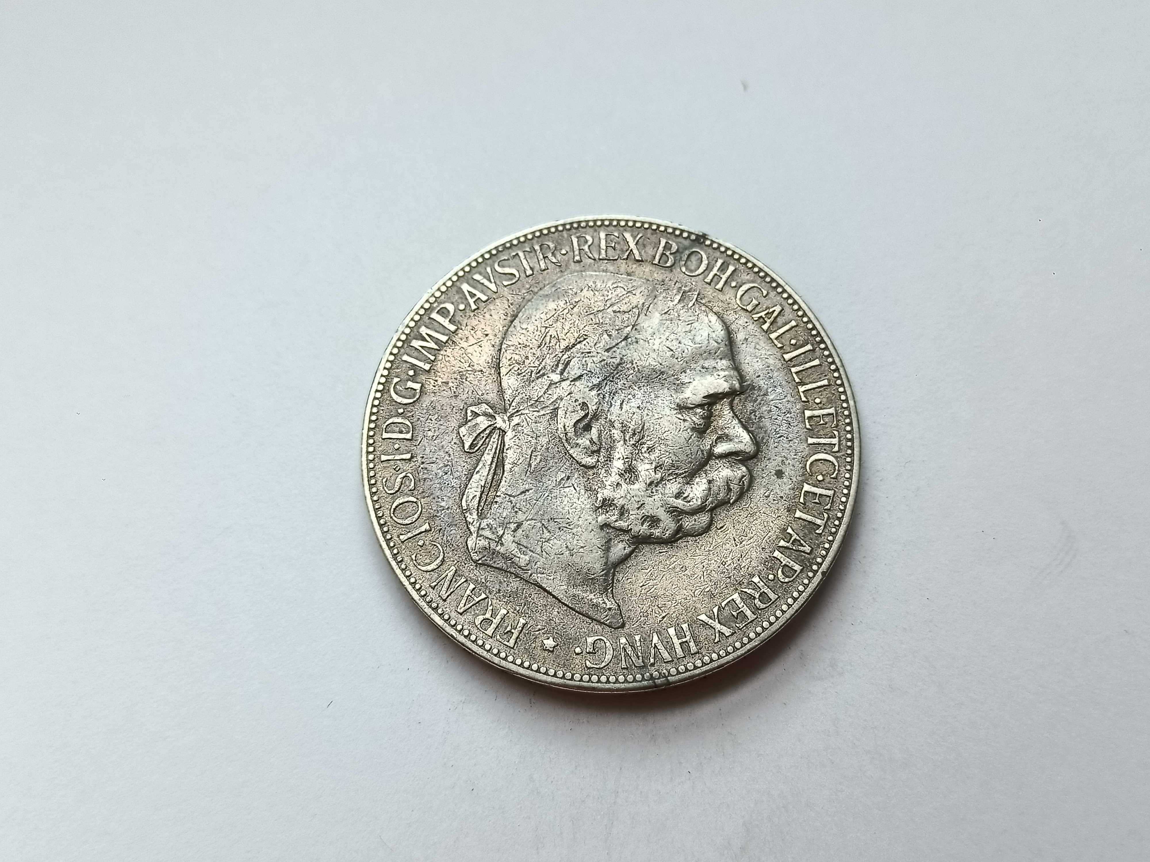 5 Koron 1900 Austria Franciszek Józef l oryginał Srebro