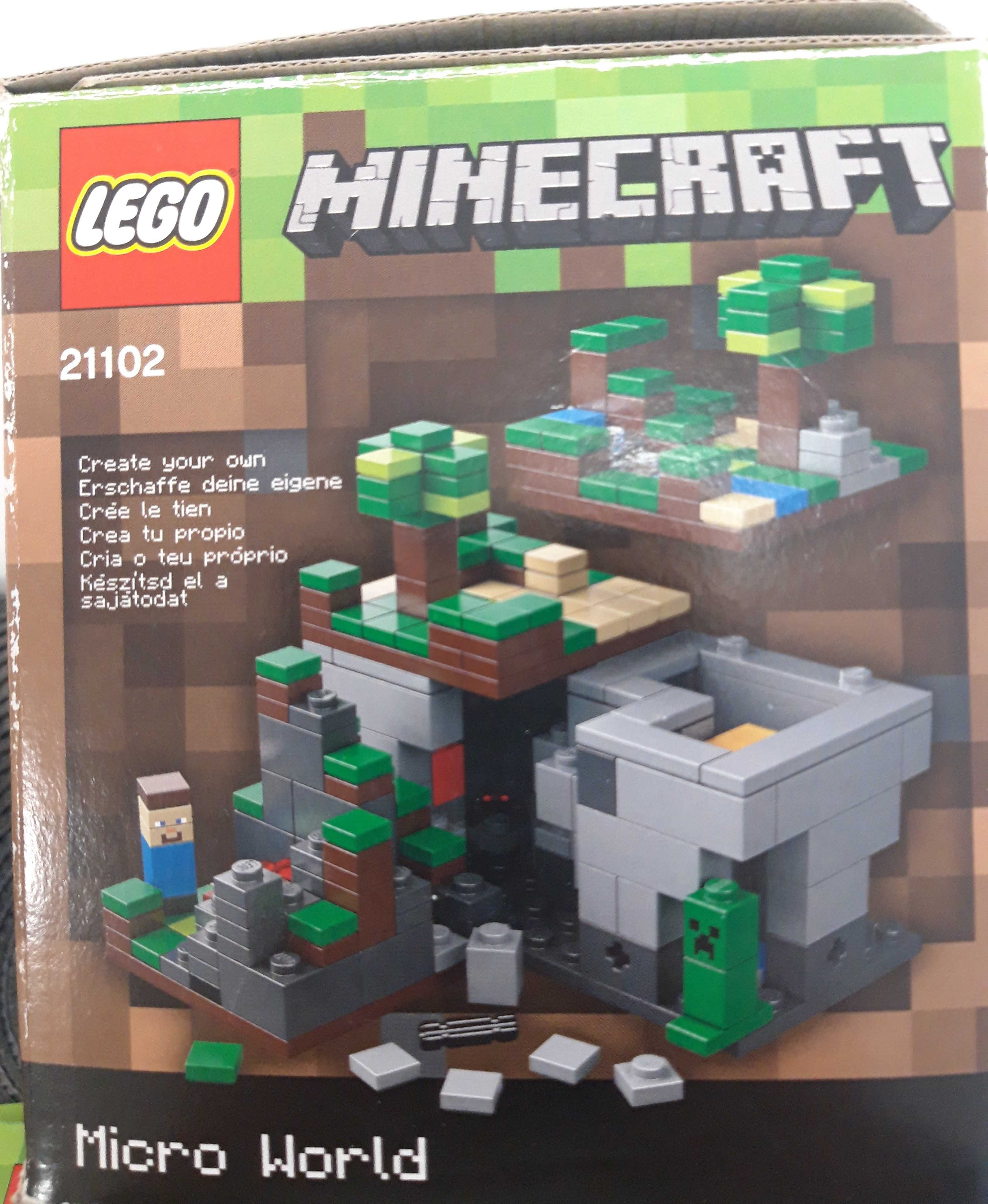 21102 LEGO Minecraft Micro World + Księga Sekretów Ocalałych