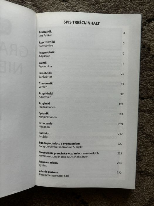 Szkolna gramatyka niemiecka, rea
