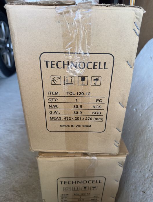 АКБ AGM гель для безперебійного живлення TCL  120Ah 12v