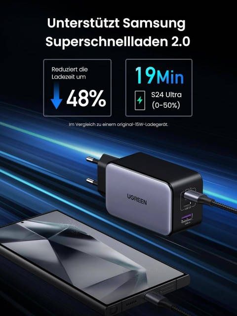 Зарядний пристрій 100W Ugreen Nexode X 100 Вт