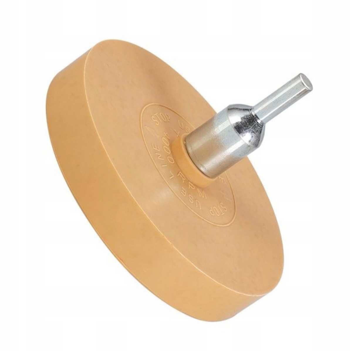 Gumowy Krążek do Usuwania Kleju na Wiertarkę + Adapter