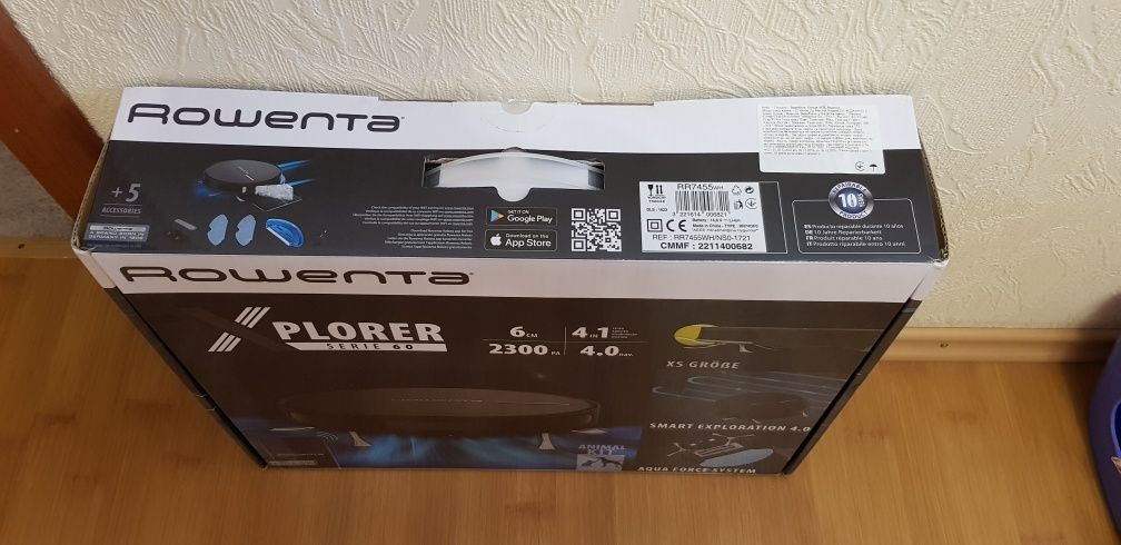 Робот-пылесос Rowenta Xplorer serie 60