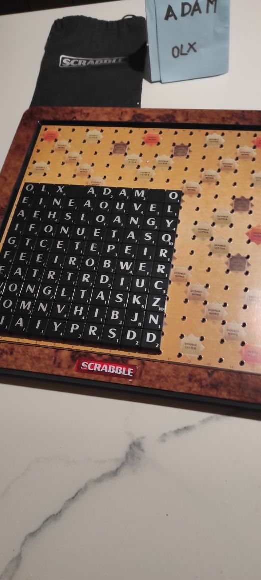 Scrabble Deluxe wersja angielska limitowana. Unikat