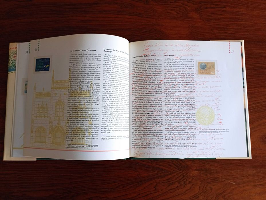 Livro de selos Portugal 1987