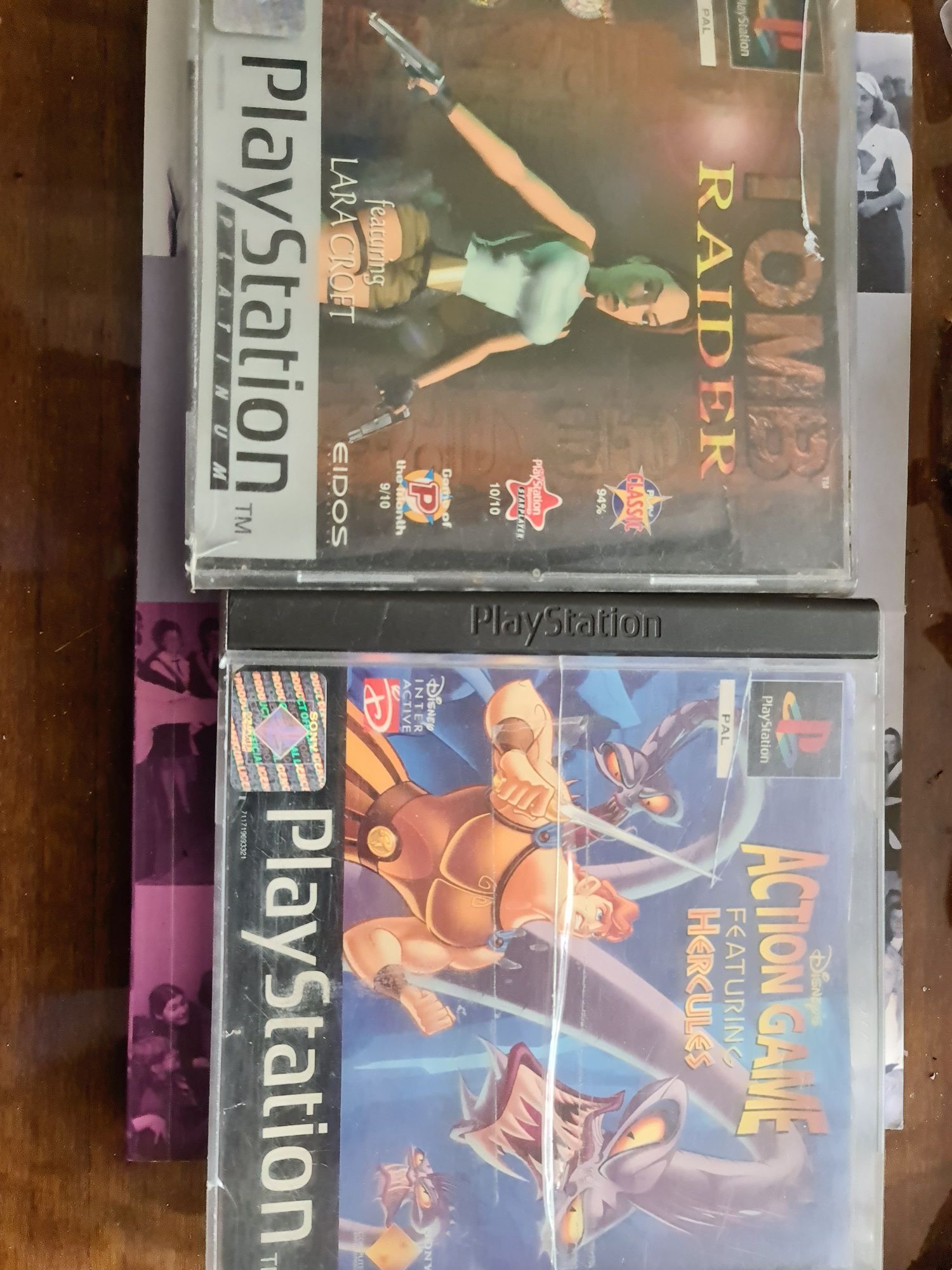 Gry playstation 1 Hercules i Tomb Rider